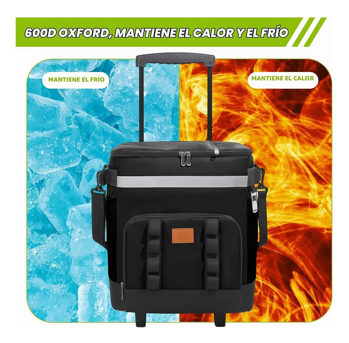 Bolsa Termica Cooler Con Ruedas Para Picnic Playa Camping