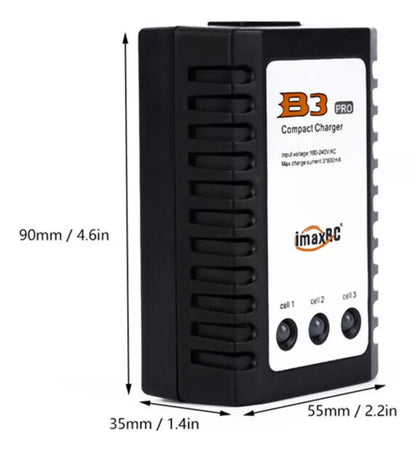 Cargador Lipo B3 Pro 7.4v Cargador Bateria Lipo 11.1v 800mah