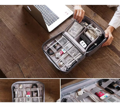 Bolso Organizador Viaje Estuche Organizador Cables Ordenador