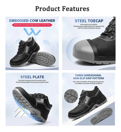 Zapatos De Trabajo Botas De Seguridad Puntera De Acero