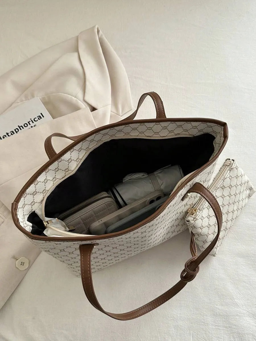Set 2 Bolsos Cartera Bolso Tote Bag Cartera Bolsa Mujer