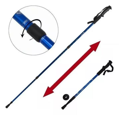 Pack 2 Bastones Trekking Baston Trekking Anti Shock 4tramos