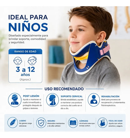 Collarin Ortopedico Cervical Pediatrico Collar Inmovilizador