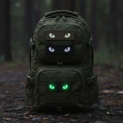 Parche Tactico Militar Parche Ojo Gato Fluorescente Velcro