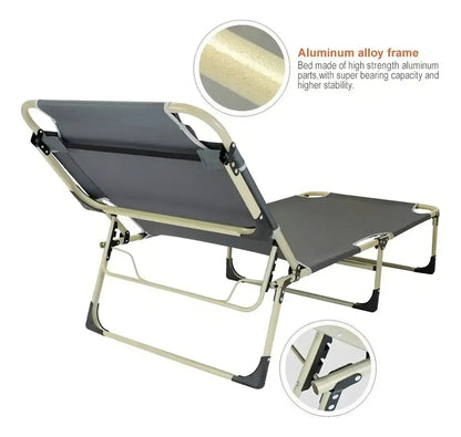 Silla Playa Plegable Cama Plegable Camping Reposera 190x68cm