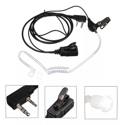 Auriculares Manos Libres Radio Baofeng Walkie Talkie Airsoft