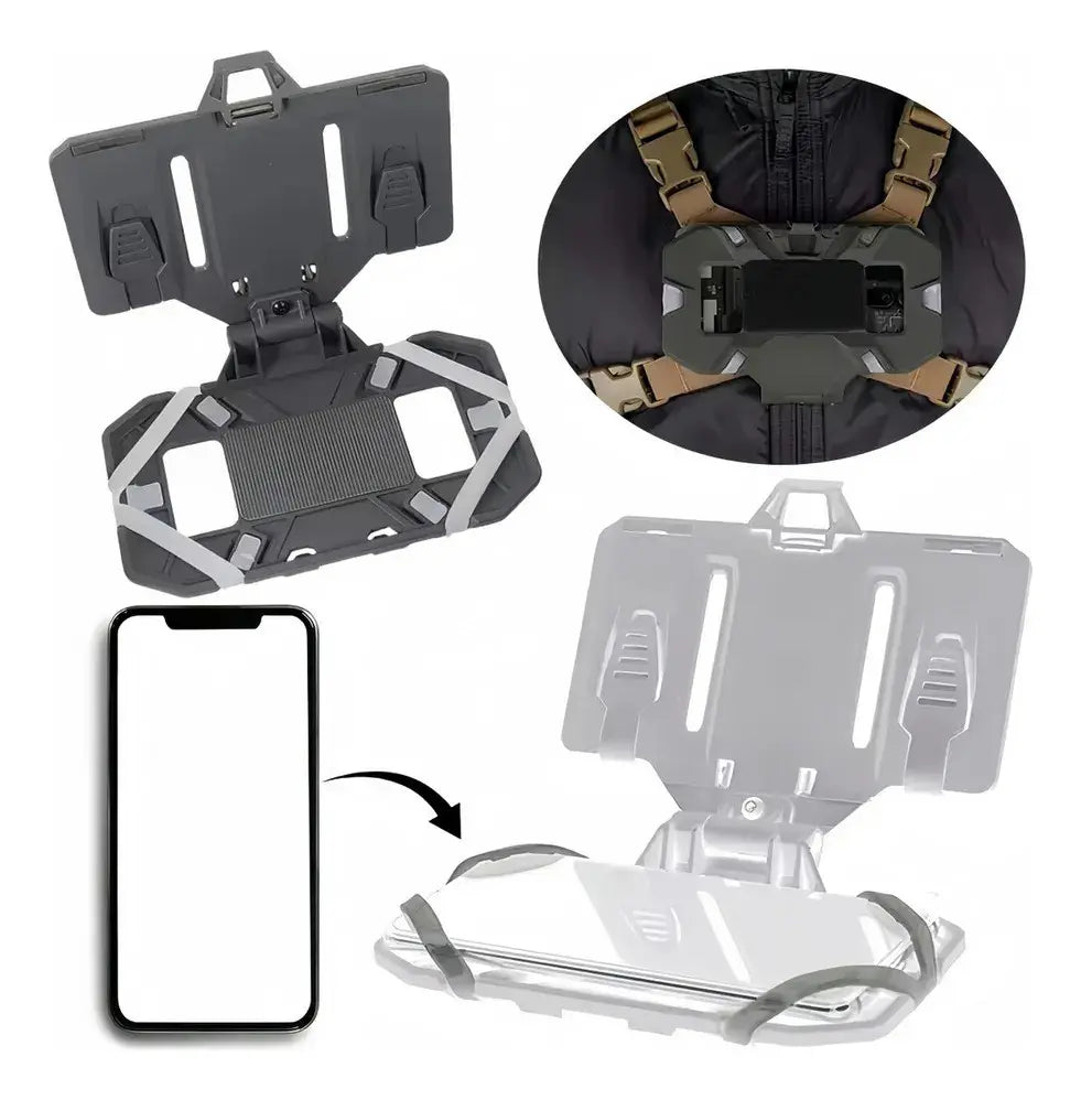 Soporte De Telefono Para Chaleco Soporte Tactico Universal
