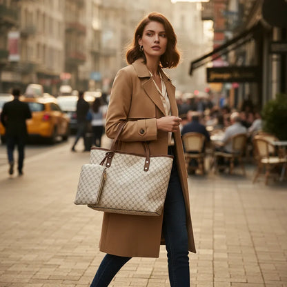 Set 2 Bolsos Cartera Bolso Tote Bag Cartera Bolsa Mujer