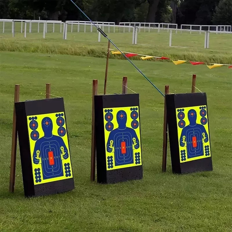 10 Target Adhesivo Rifle Aire Diana Silueta Rifle De Poston
