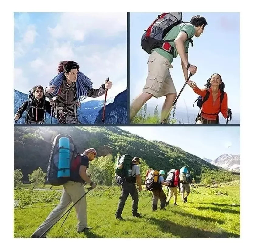 Pack 2 Bastones Trekking Baston Trekking Anti Shock 4tramos