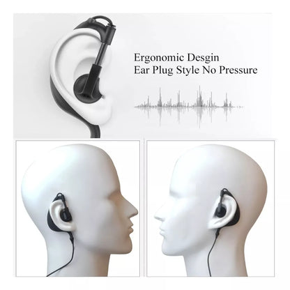 Auriculares Manos Libres Radio Baofeng Walkie Talkie mano libres k4