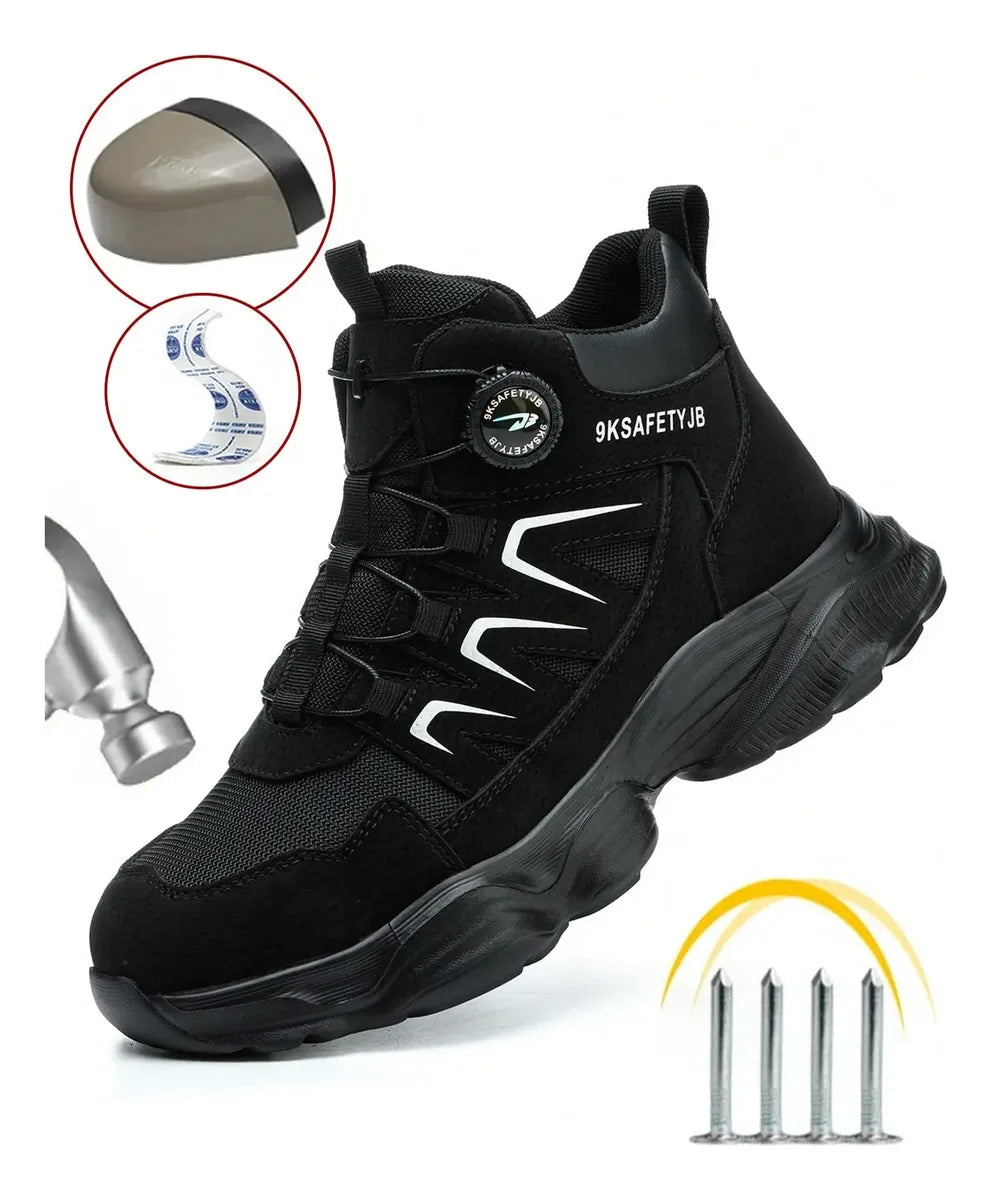 Botas De Seguridad Hombre Zapato De Trabajo Tenis Industrial