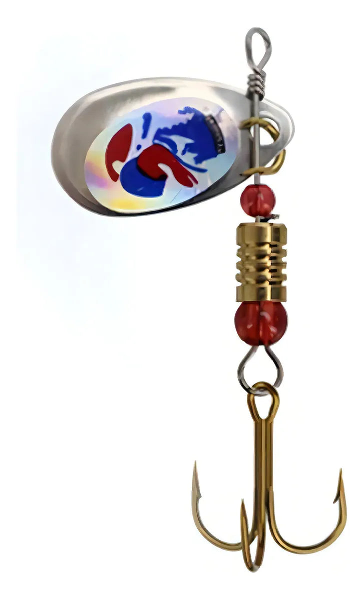 Pack 16 Señuelos Pesca Spinner Cucharilla Mar Rio +estuche