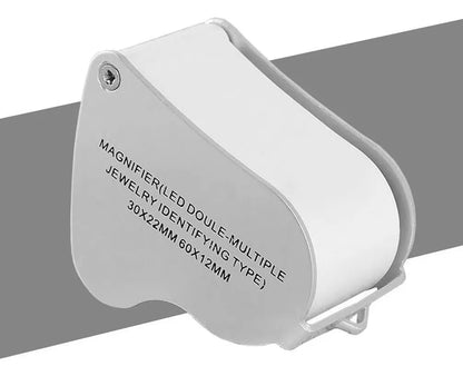 Lupa Geologica Lupa Con Luz Led Lupa Joyero Lupa 30x 60x