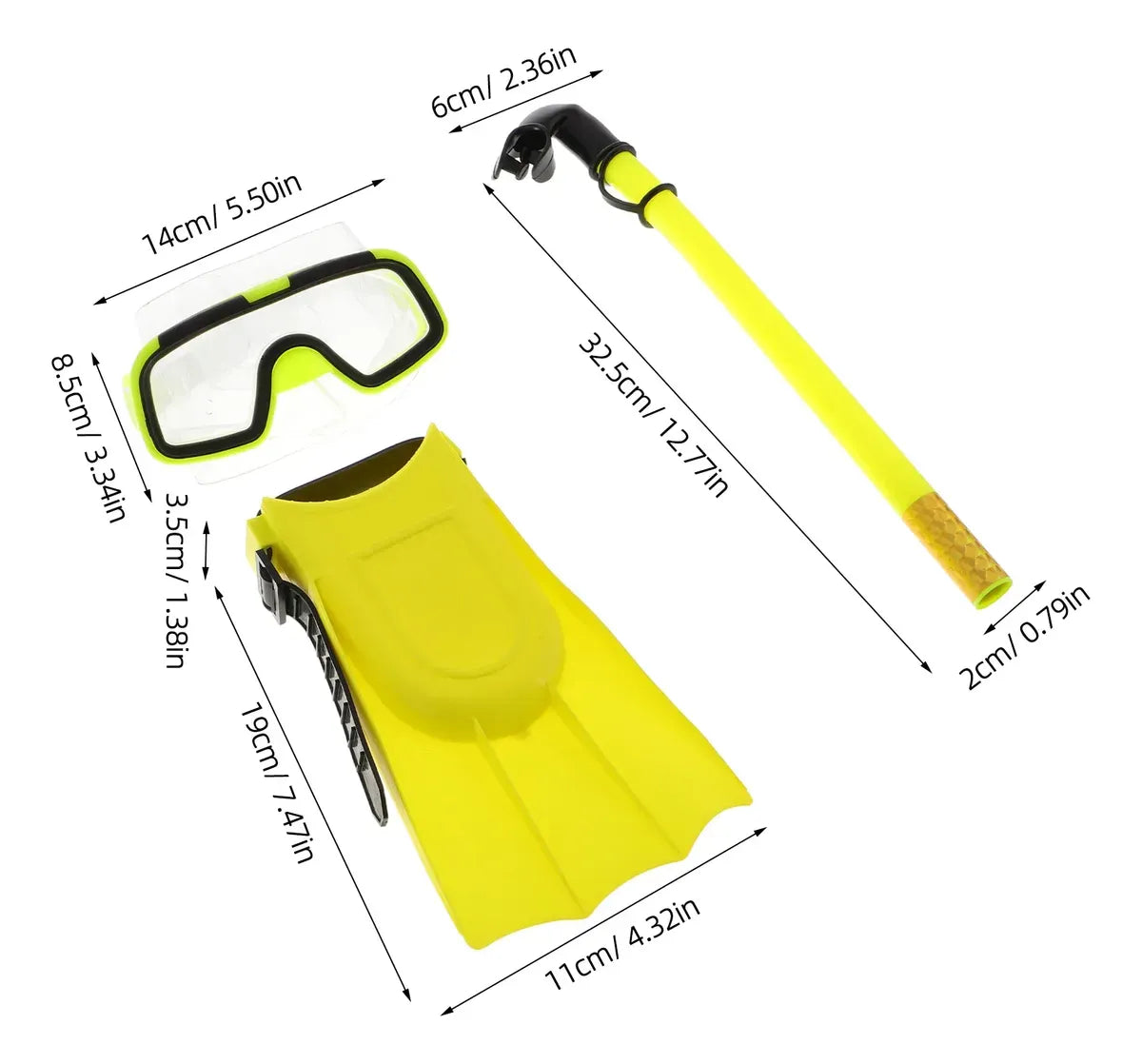 Kit Buceo Snorkeling Aletas Buceo Mascara Snorkel Buceo