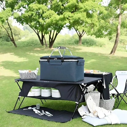 Canasto De Picnic Cesta Termica Picnic Impermeable 40x23x20