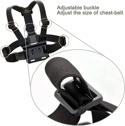Soporte Celular Ajustable Arnes De Pecho Para Grabar Videos