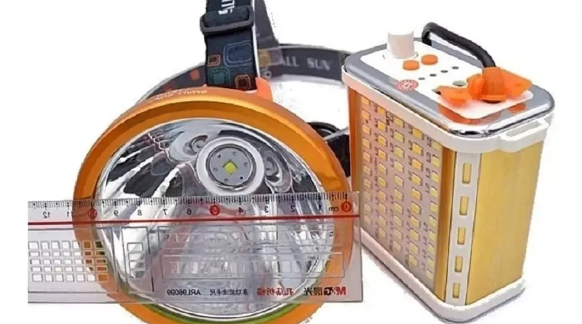 Linterna Minera Usb Camping Foco Led Caza 800w Largo Alcance