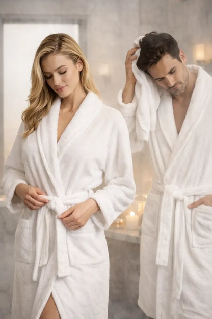 Bata De Baño Tipo Spa Hombre Mujer Bata Unisex