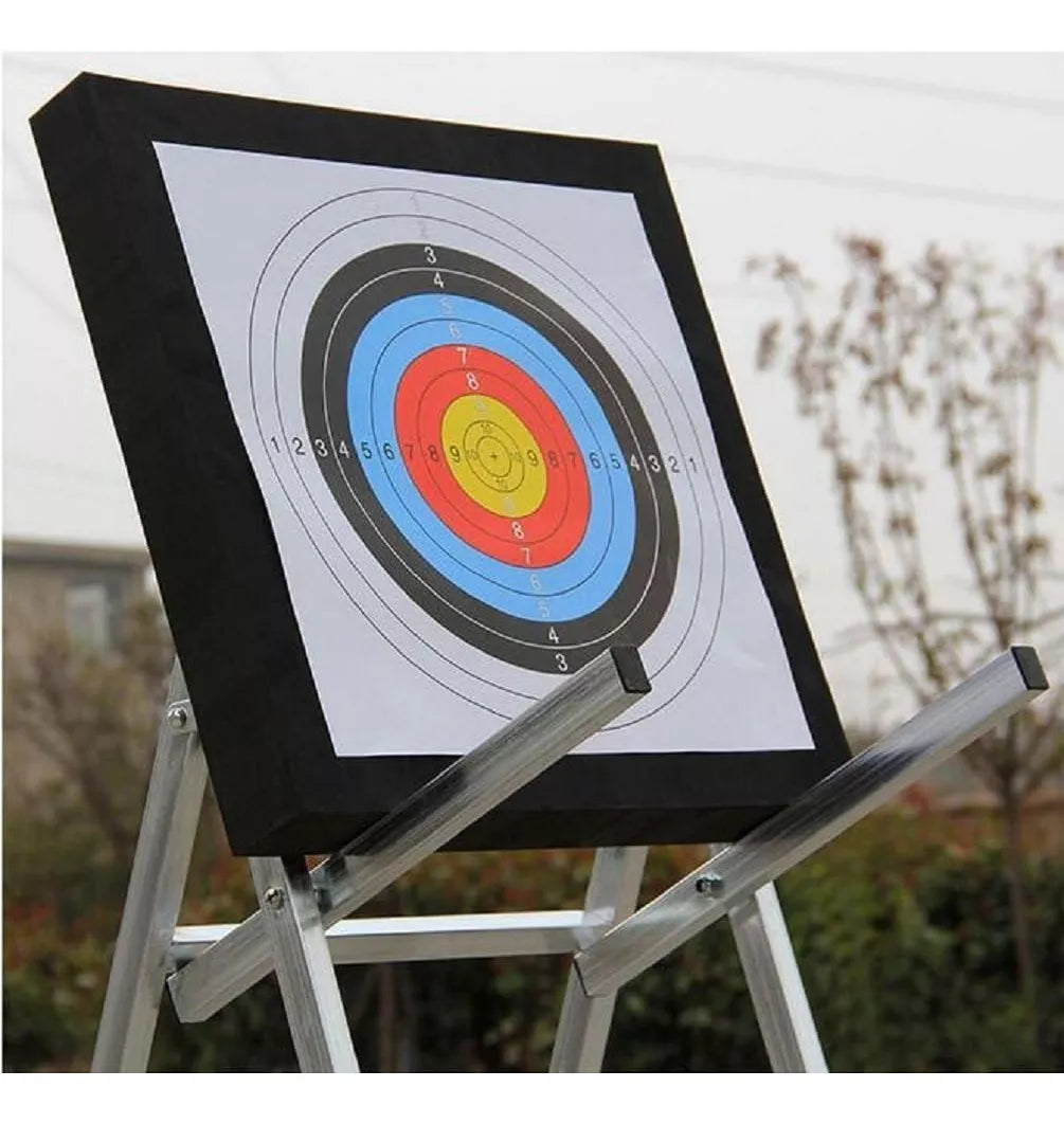 10x Blanco Arco Postones Pcp Target De Papel Tiro Al 60x60cm