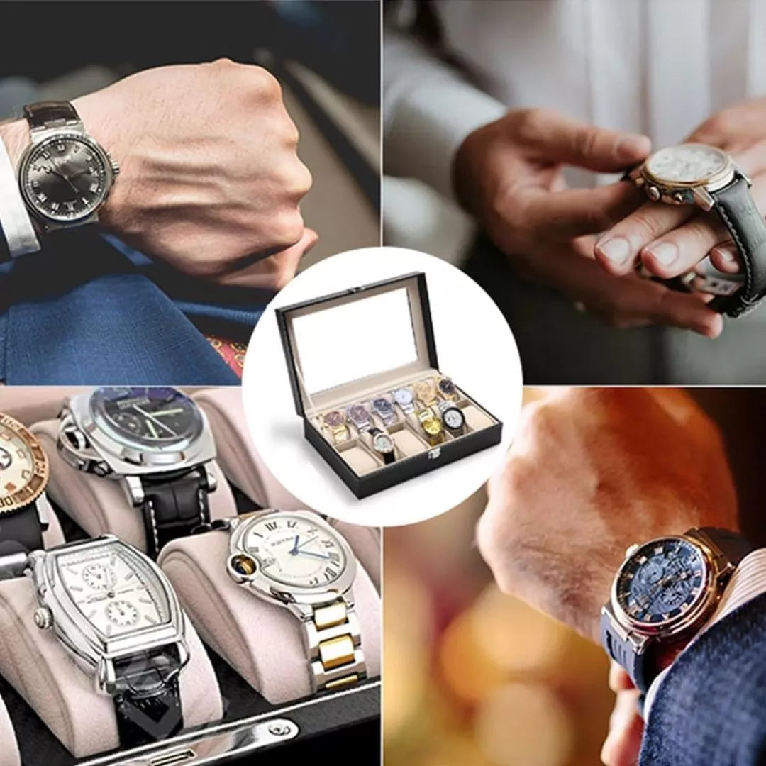 Caja Organizador Relojes Caja Reloj Caja Relojes Estuche 12