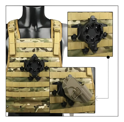 Base Holster Tactico Base Holster Portapistola 360grados