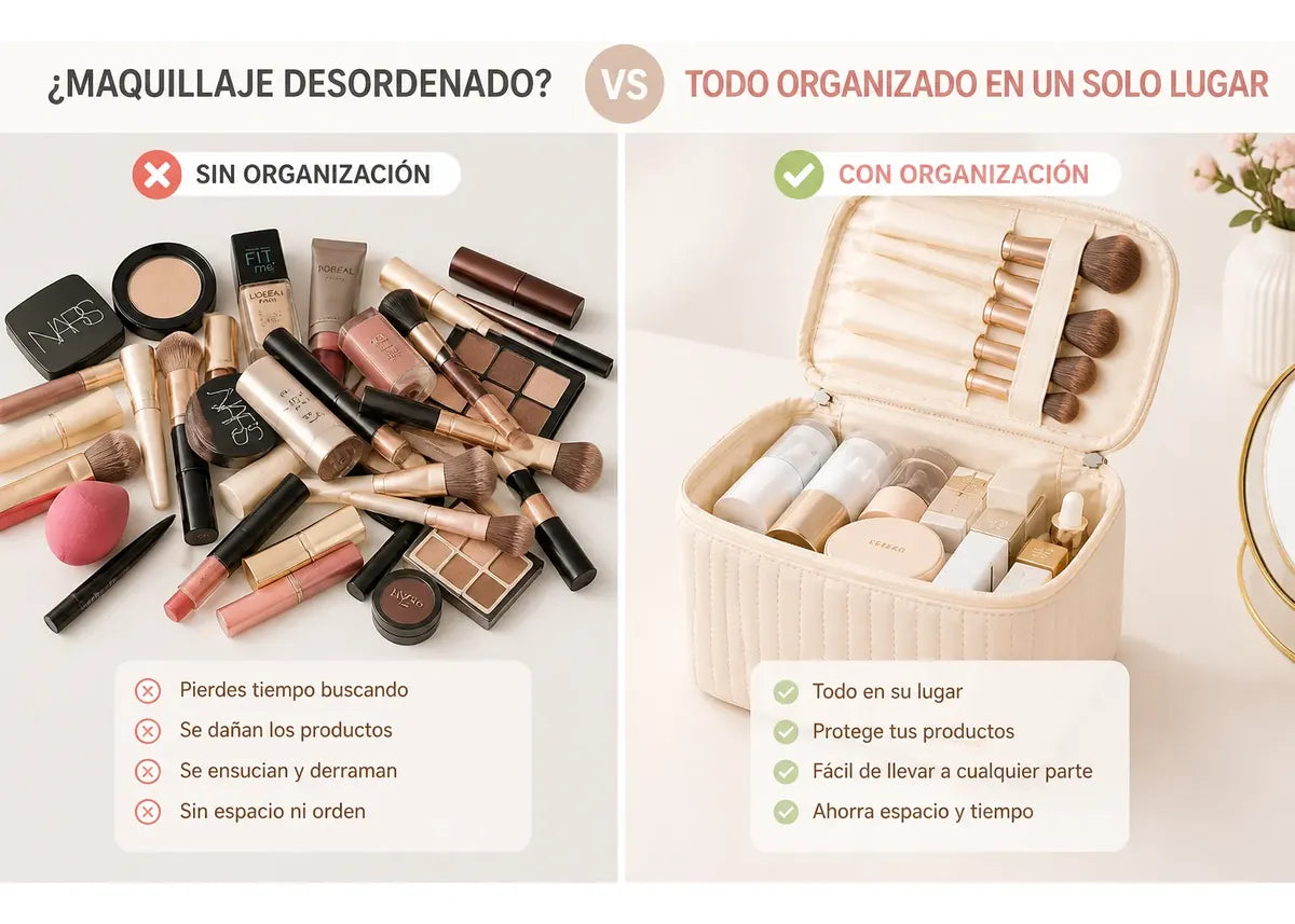 Bolso Cosmetiquero Maquillaje Bolso Organizador De Viajes