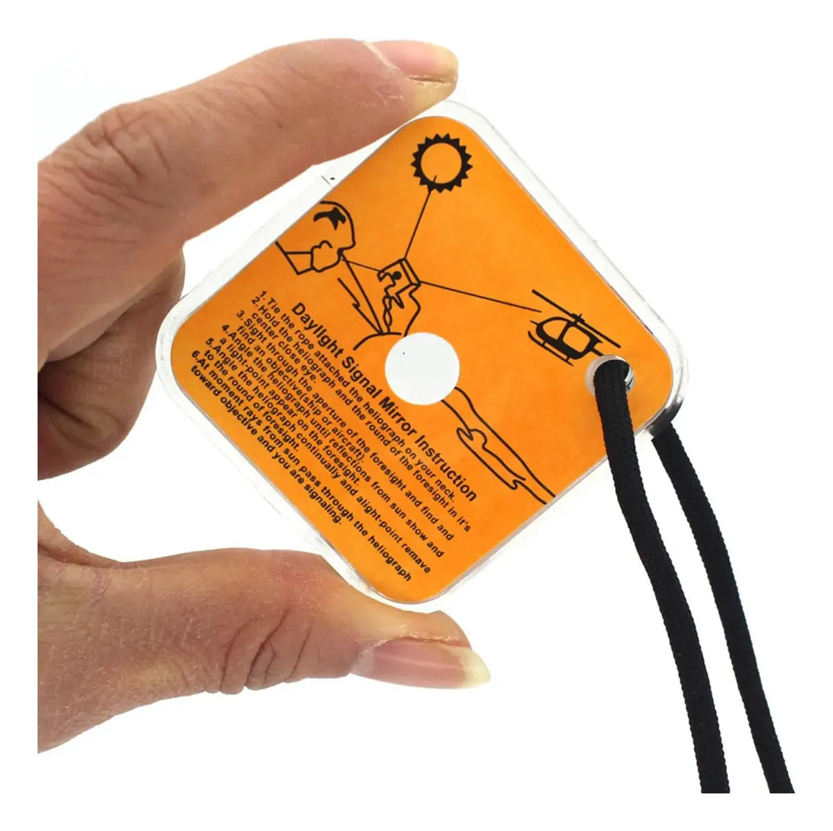 Accesorio Supervivencia Espejo Accesorio Camping Con Silbato
