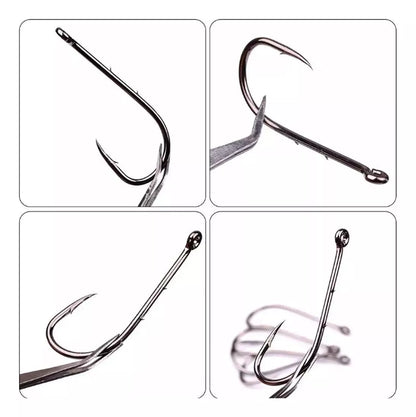 Kit Anzuelo Set Pesca 5 Anzuelos Pesca Anzuelos De Pesca #14