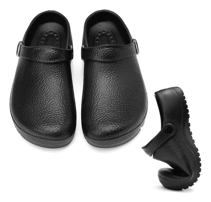 Zapato Chef Zueco Cocina Gastronomico Antideslizante Unisex Negro