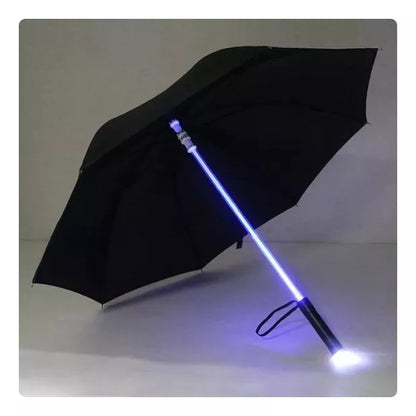 Paraguas Plegable Led Lluvia Paragua Grande 8 Varillas 80 Cm