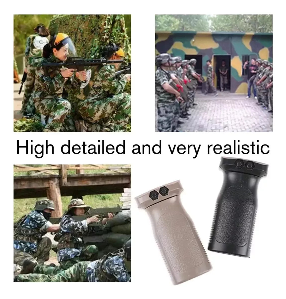 Grip Tactico Fusiles Airsoft Paintball Airsoft Replica Grips