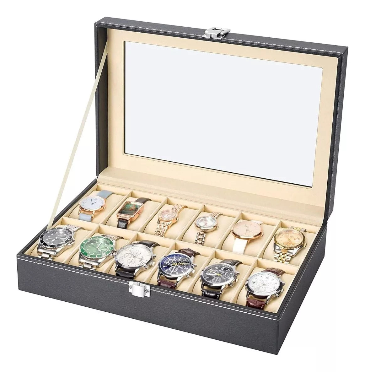 Caja Organizador Relojes Caja Reloj Caja Relojes Estuche 12