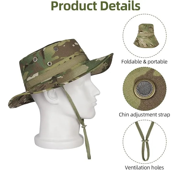 Sombrero Boonie Sombrero Tactico Sombrero Camping Outdoor