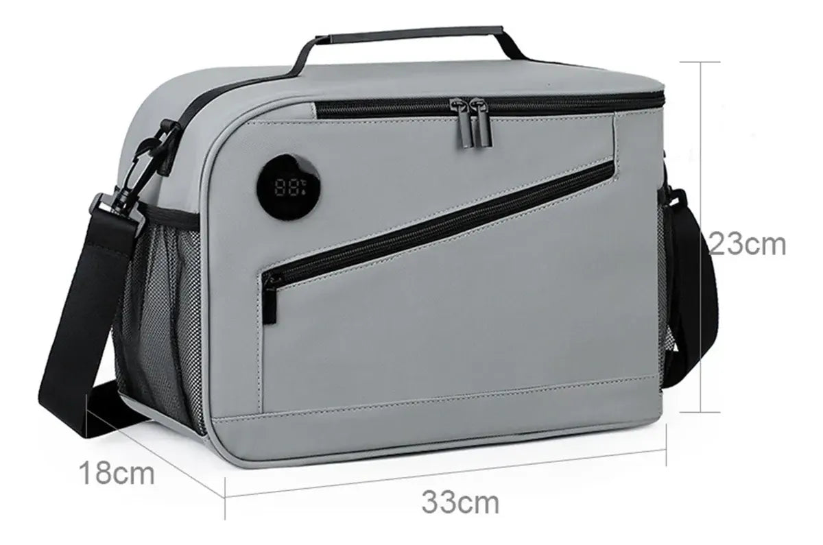 Bolso Lonchera Bolso Termico Inteligente Medidor Temperatura