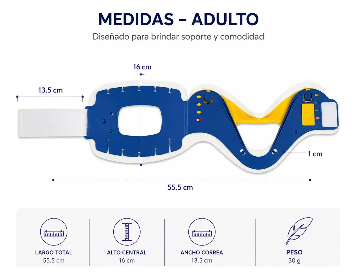 Collarin Ortopedico Cervical Adulto Collar Inmovilizador