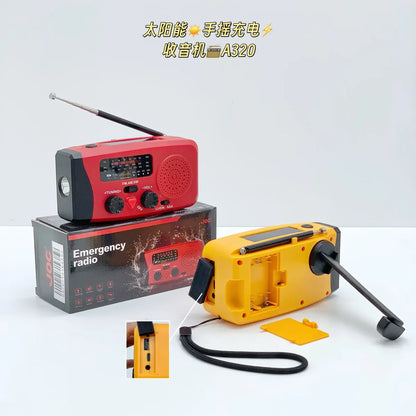 Radio Solar Radio Emergencia Linterna Radio Dinamo Usb Fm Am