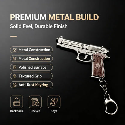 Llavero Forma Pistola Mini Llaveros Armas En Miniaturas