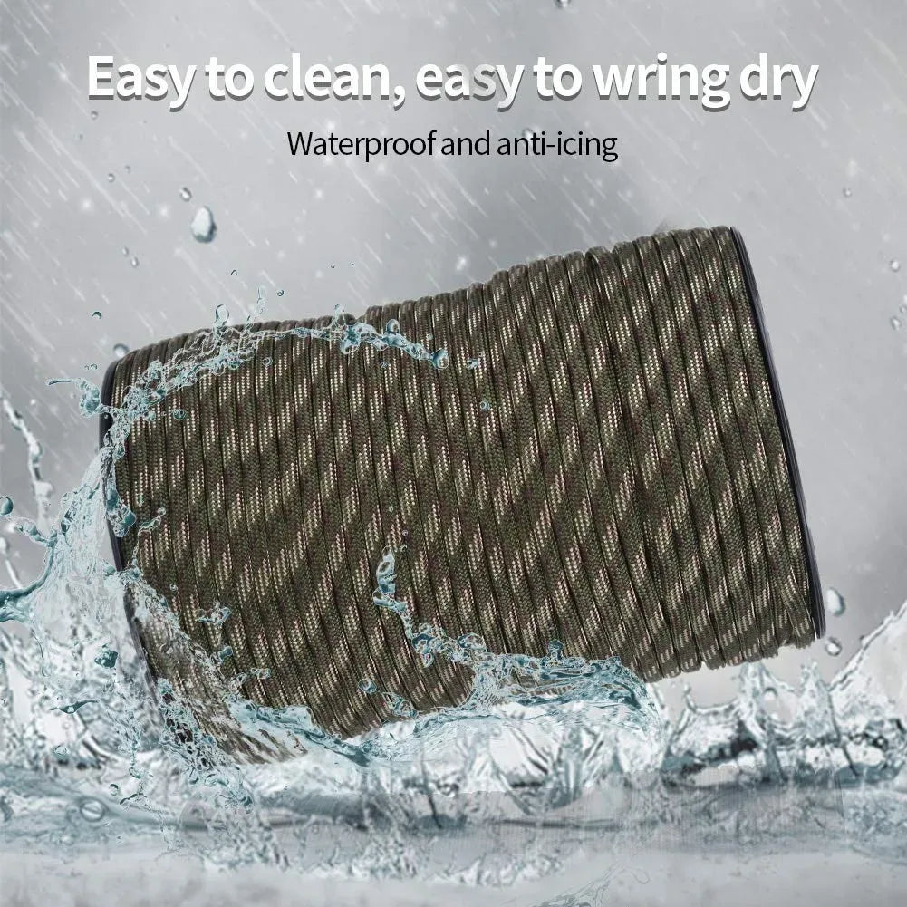 Cuerda Paracord Rollo 100 Metros 550 Cuerda Escalada Camping