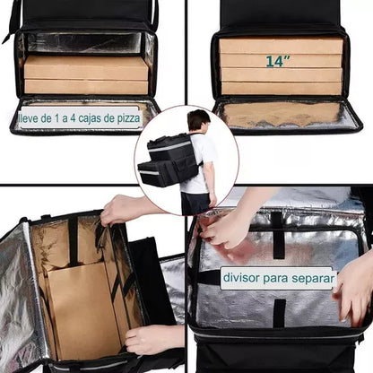 Bolsos Termicos Mochila Termica Delivery Repartidor 40 Litros