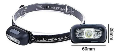Linterna Cintillo Cob Linterna Minera Headlamp Recargable