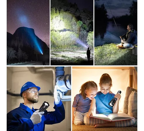 Linterna Tactica Recargable Led Linterna Camping Linterna