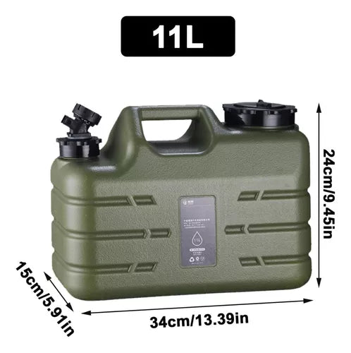 Cubo Contenedor De Agua Camping Bidon De Agua Portatil 11lts