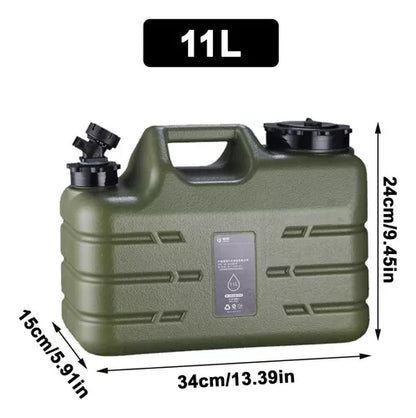 Cubo Contenedor De Agua Camping Bidon De Agua Portatil 11lts