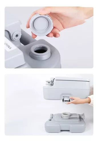 Inodoro Portatil Quimico Camping Para Camping Baño 20 Litros
