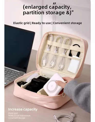 Bolso Organizador De Cables Bolso De Mano Neceser Viajes