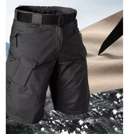 Short Tactico Militar Outdoor Bermuda Cargo De Hombre Negro