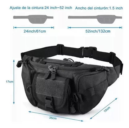 Banano Tactico Riñonera Militar Banano Trekking Banano Pdi