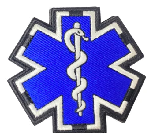 Parche Medico Parche Velcro Bordado Tela Parche Medico