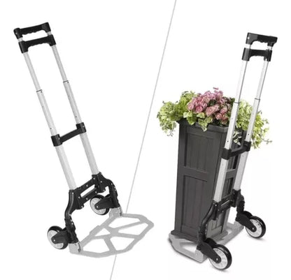 Yegua Plegable Aluminio Carro Carga Yegua Plegable 75kg